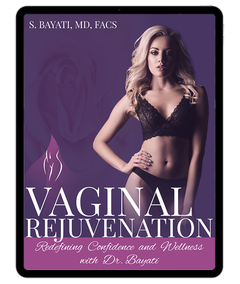 Vaginal Rejuvenation book cover by Dr. S. Ravati featuring wellness and confidence restoration guide